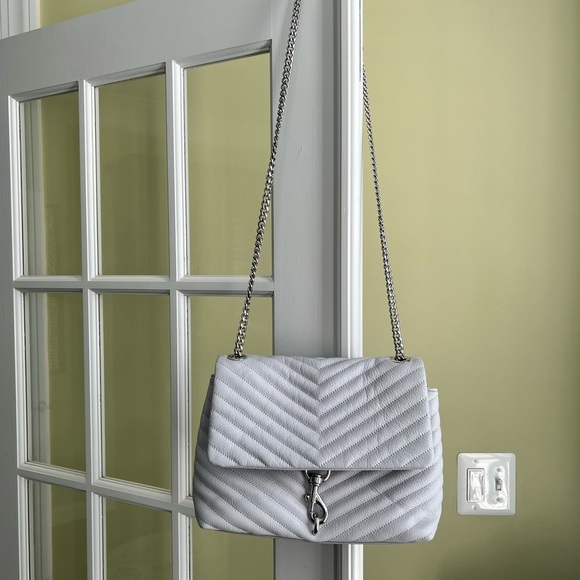 Rebecca Minkoff Edie Flap Leather Shoulder Bag - Picture 9 of 14